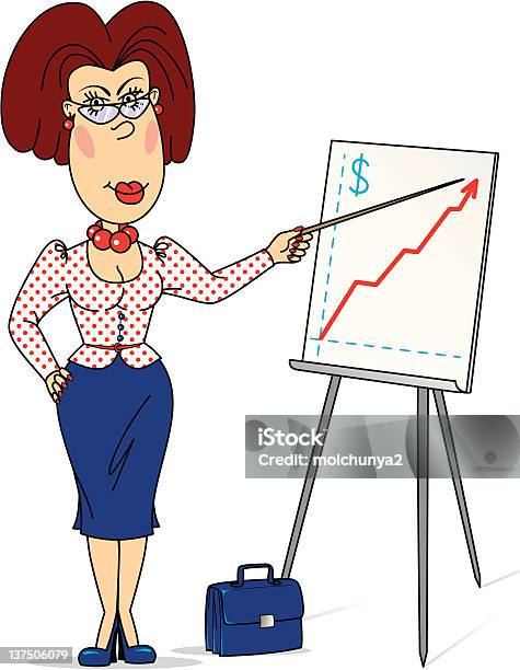 Nauczyciela - Stockowe grafiki wektorowe i więcej obrazów Biznes - Biznes, Biznesmenka, Bluzka