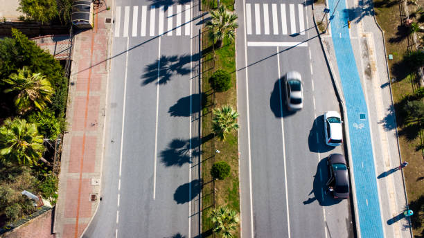 istock city ​​road, top view 1375062010