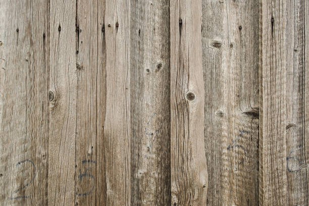 istock Old dull pine natural wood background 1375062850