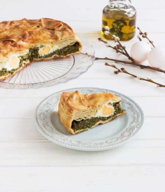 istock Pasqualina tart typical italian easter. 1375073429