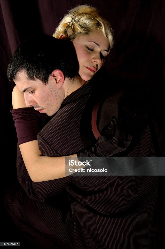 Tango danza holding - Foto stock royalty-free di Abbracciare una persona