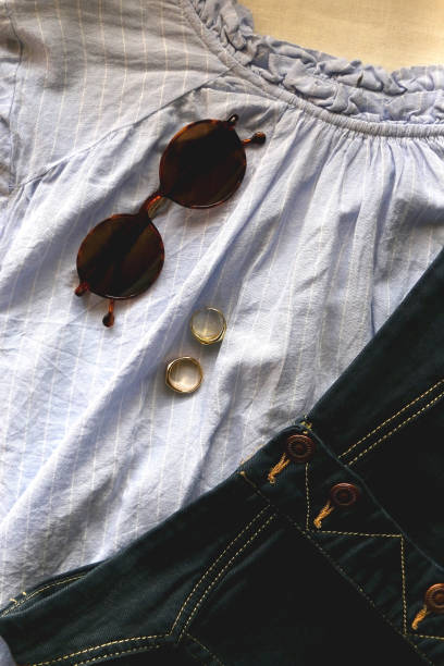 istock Blouse, Skirt, Sunglasses and Rings 1375121681