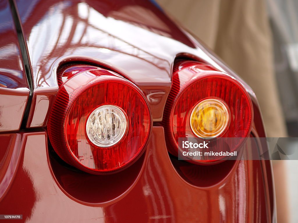 Carro esportivo Tail Light - Foto de stock de Círculo royalty-free