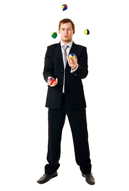 жонглирование человек - juggling business businessman ball стоковые фото и изображения