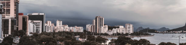 リオデジャネイロのパノラマショット - rio de janeiro guanabara bay residential structure urca ストックフォトと画像