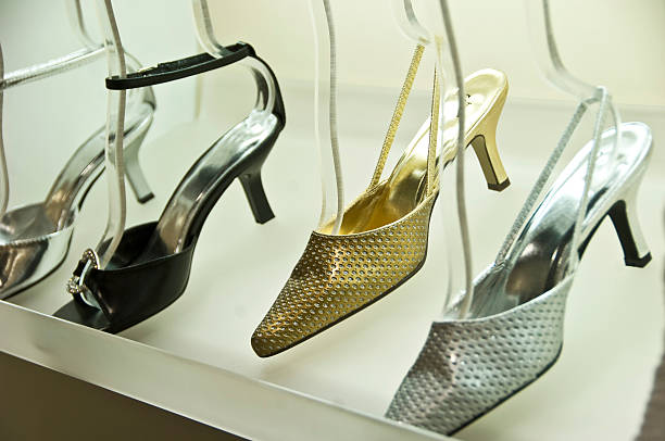 istock Attractive Ladies Shoes on display 137520119