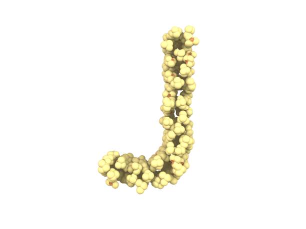 istock Popcorn Themed Font  Letter J 1375232341