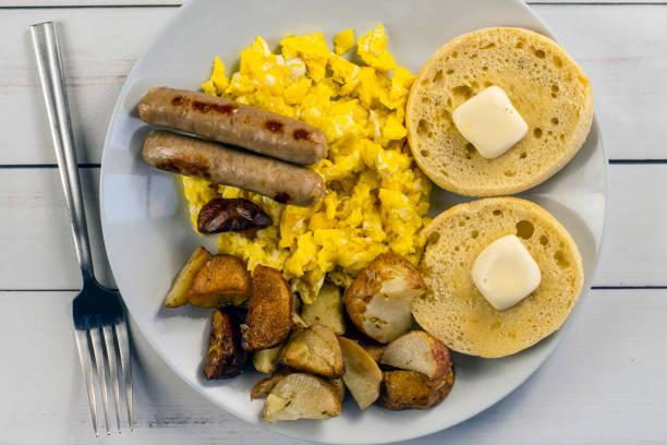 istock srambled eggs with homefries and sausages 1375234095