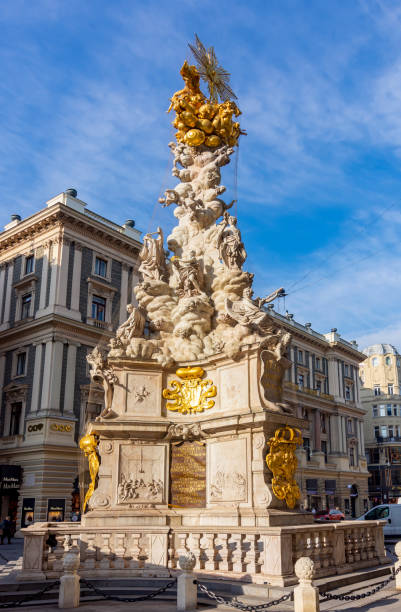 istock Plague Column (Trinity column) on Graben street, Vienna, Austria 1375237033