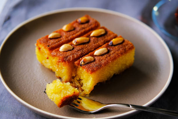 Sambali, traditional Turkish dessert from Izmir.