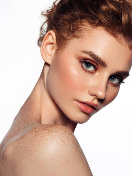istock Beautiful emotional woman with perfect make-up 1375243799