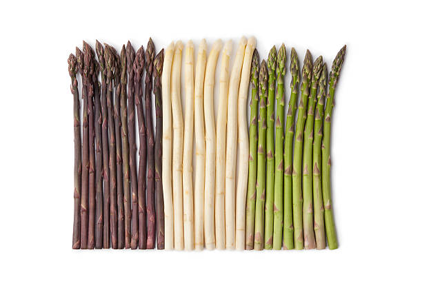istock Purple, white and green asparagus 137525665