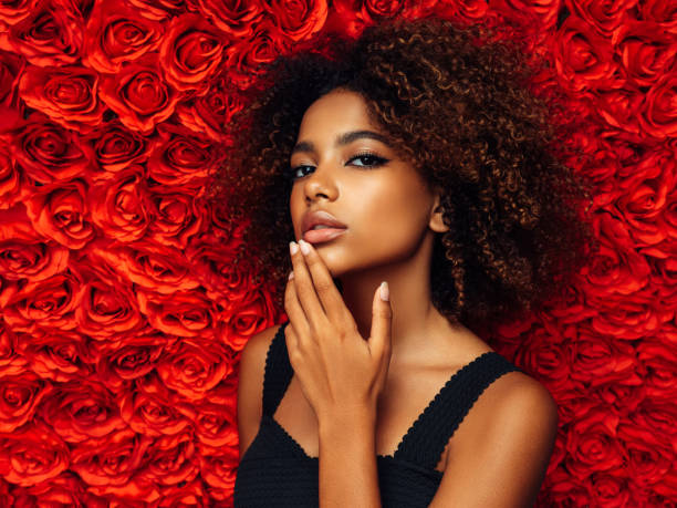 istock Beautiful afro woman 1375264581