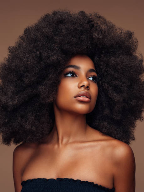 istock Beautiful girl with curly hairstyle 1375265053