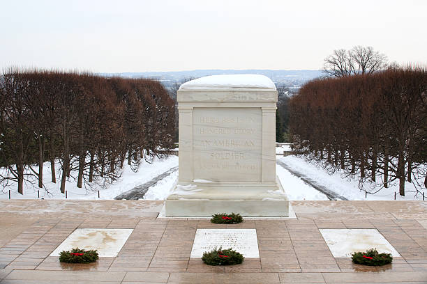 Arlington National Cemetery in December