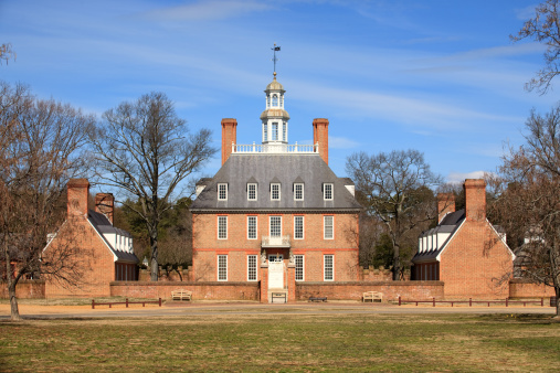 Historic Governor's Palace in Colonial Williamsburg, Va.