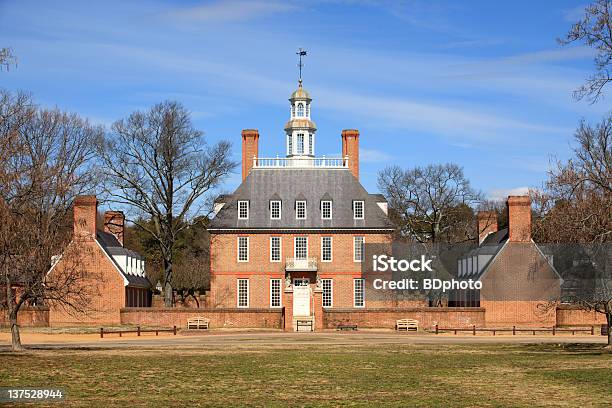 Дворец Управляющего В Williamsburg Va — стоковые фотографии и другие картинки Виргиния - штат США - Виргиния - штат США, Вильямсбург - Виргиния, Колониальный стиль