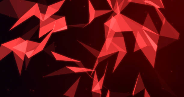 istock Abstract polygon geometric motion graphics illustration background presentation wallpaper with pyramid triangle pattern 1375325424