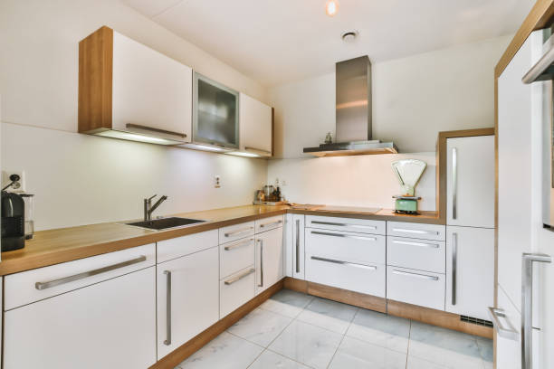 istock The interior of a stunning kitchen with a coffee machine 1375349891