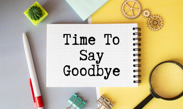 istock The text Time to say goodbye appearing behind torn brown paper 1375367762