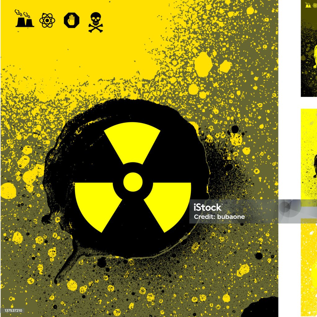 Energia jądrowa symbol na tło Wektor tła na licencji royalty free - Grafika wektorowa royalty-free (Abstrakcja)