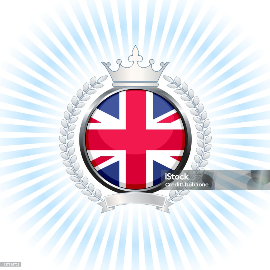 Bandiera britannica vettoriali royalty-free arte vettoriale royalty-free sullo sfondo - arte vettoriale royalty-free di Brillante