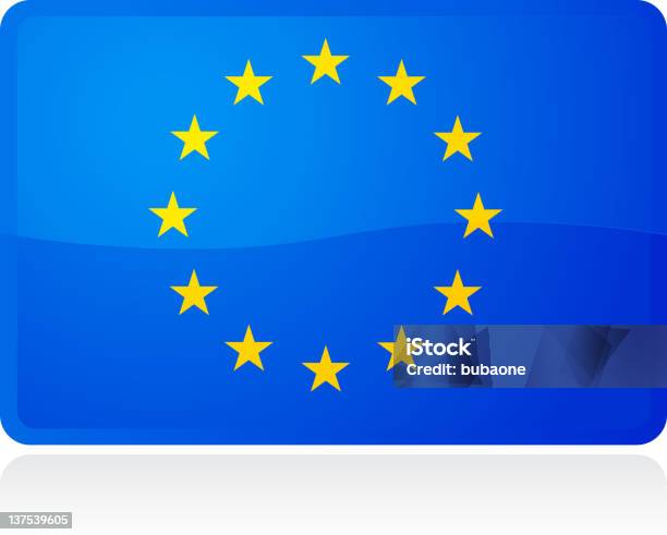 Флаг Европейского Союза — стоковая векторная графика и другие изображения на тему Без людей - Без людей, Векторная графика, Европа - континент