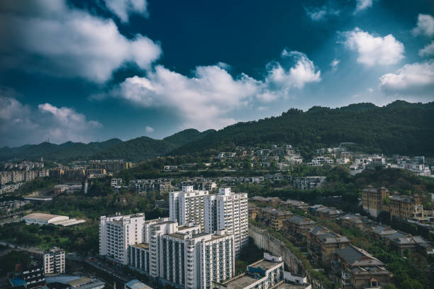 istock Sunny Chongqing city skyline 1375408190