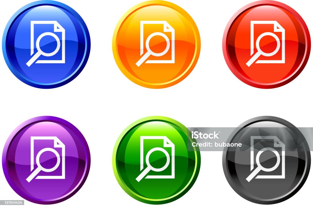 Search browse royalty free vector icon set Button/icon of Gavel in 6 colors. Blue stock vector