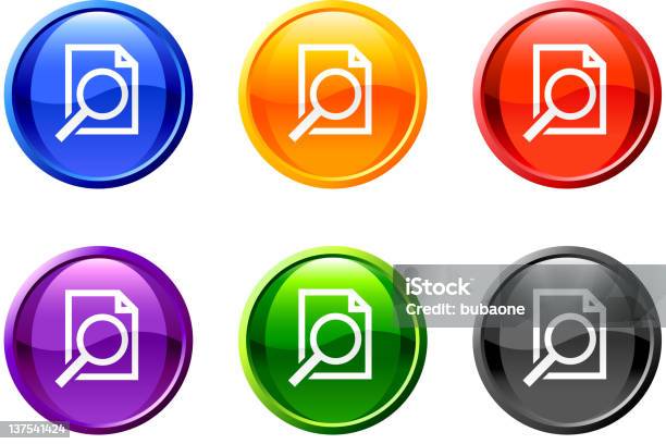 Search Browse Royalty Free Vector Icon Set Stock Illustration - Download Image Now - Blue, Choosing, Computer Graphic