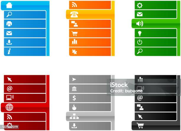 Schede Di Navigazione Del Sito Web - Immagini vettoriali stock e altre immagini di Browser Web - Browser Web, Bianco, Casa