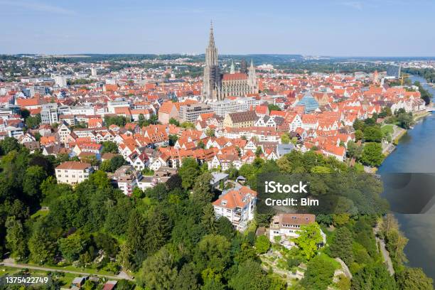 Aerial View Of Ulm Stock Photo - Download Image Now - Forest, City, City Life
