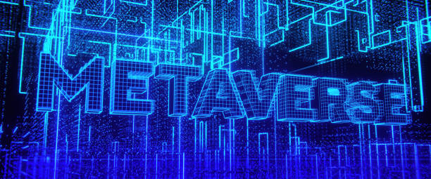 istock Concept of building the metaverse. 3D rendering 1375439983