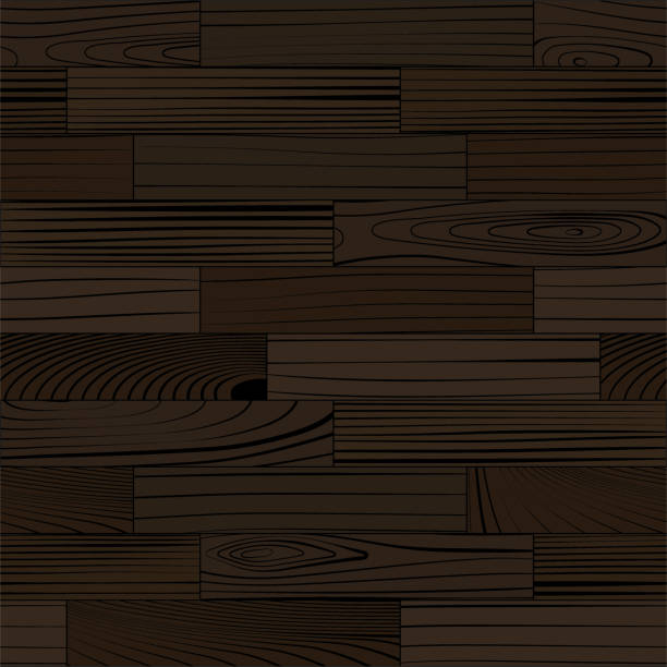 illustrations, cliparts, dessins animés et icônes de parquet parquet - walnut wood backgrounds dark