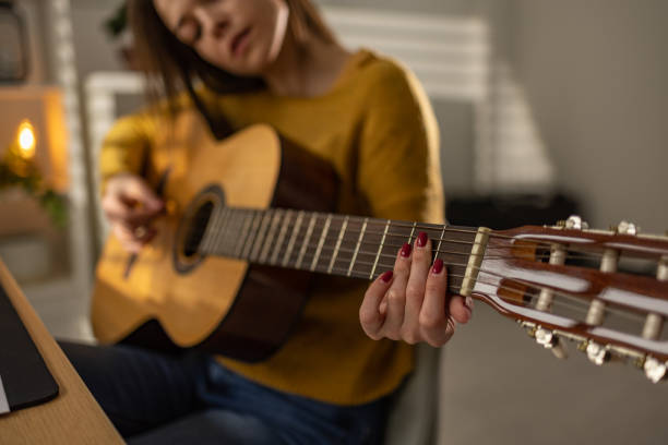 istock Female musician 1375455102