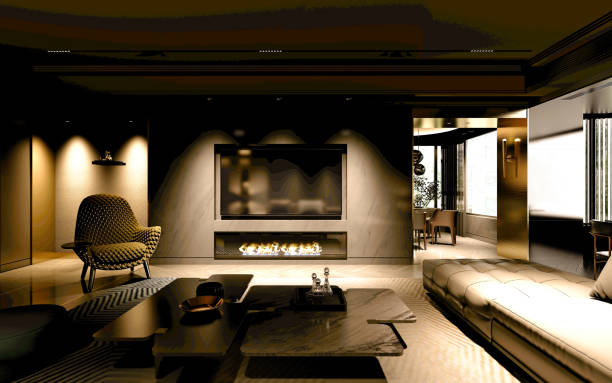 istock 3d render of modern living room 1375494749