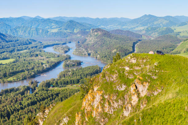 istock The Katun River flows in the Altai mountains, the summer landscape 1375559086