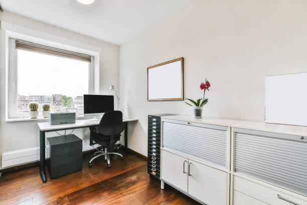 istock The interior of a mind-blowing work room with a table 1375574323