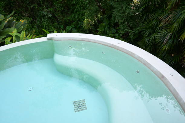 istock swimming pool in the garden 1375604540