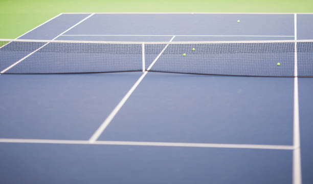 istock Tennis Court, image focus technique 1375718140