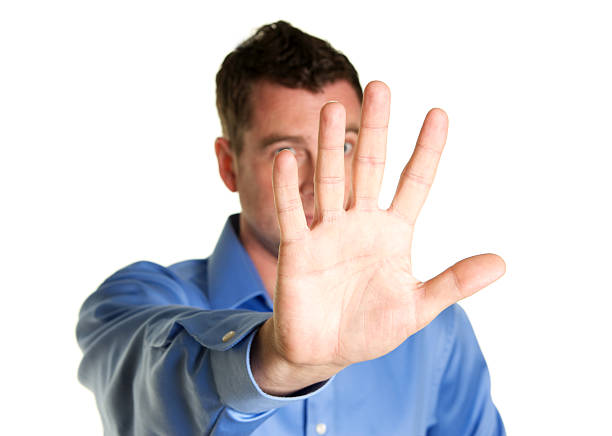 istock Business Man Holding Hand Out in Front 137572095