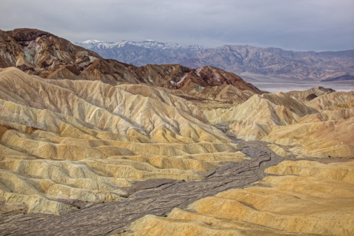 Golden Canyon, Death Valley National Park, California, USA