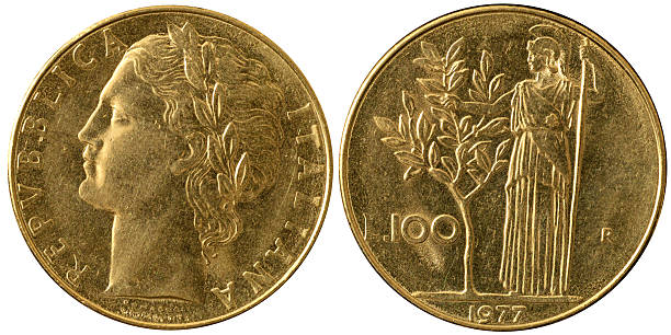 istock Coins Macro - 100 Italian Lire 137575921