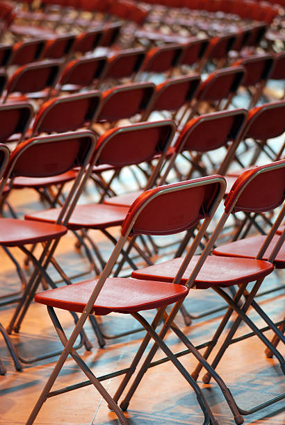 istock Chair arrangement in church 137576494