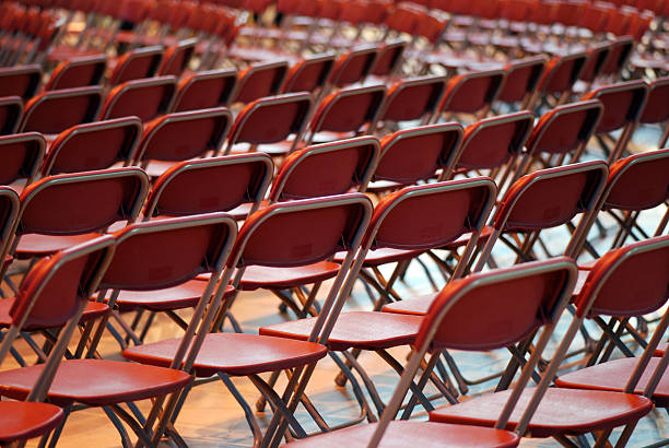 istock Chair arrangement in church 137576531
