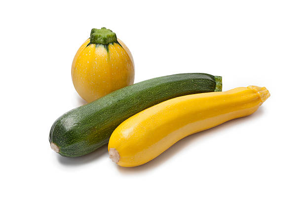 istock Yellow, green and round courgette 137579855