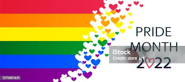 Lgbt Pride Month 2022 Vector Concept Stock Illustration - Download Image Now - LGBTQIA Pride Month, LGBTQIA Pride Event, Pride