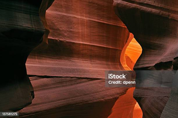 Obermaterial Antelope Slot Canyon Stockfoto und mehr Bilder von Abstrakt - Abstrakt, Antelope Canyon, Arizona