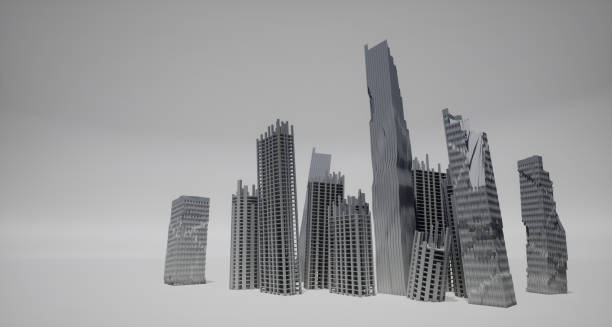 istock Ruins of a city 1375847310