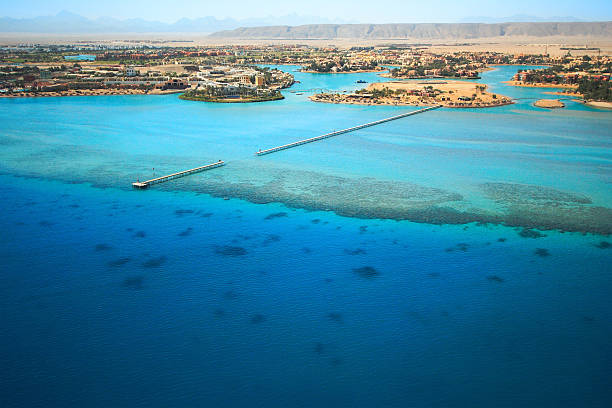 Gulf of Suez El Gouna stock photo